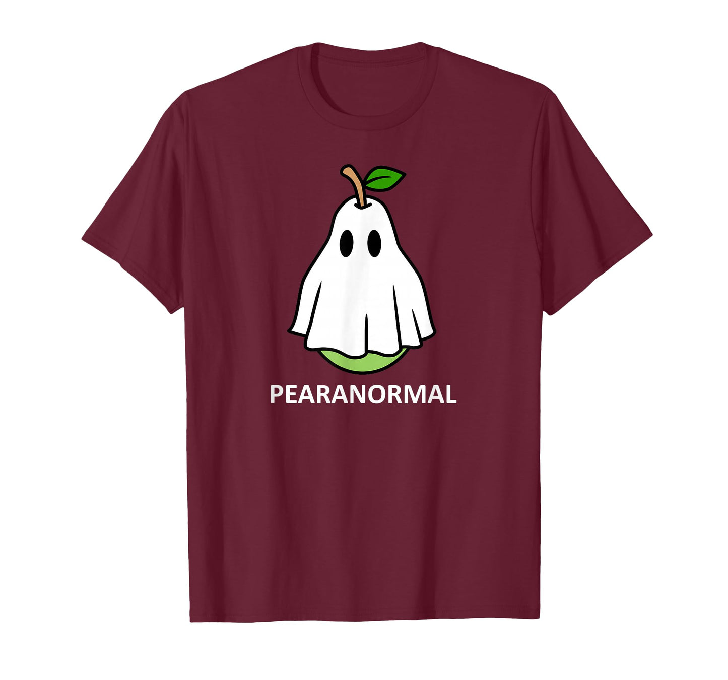 Pearanormal Cute Ghost Pear Halloween Costume Funny Pun T-Shirt
