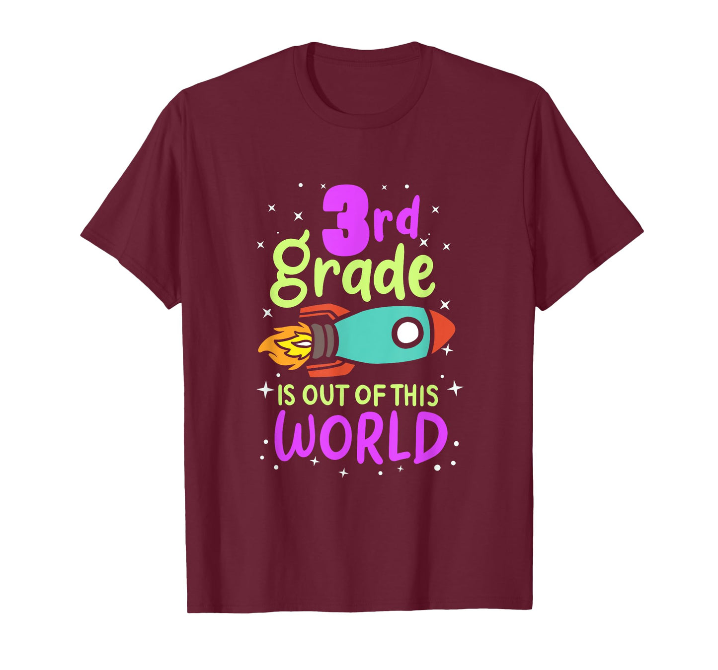 3rd Grade Is Out Of This World 3rd Grader Rocket Costume T-Shirt