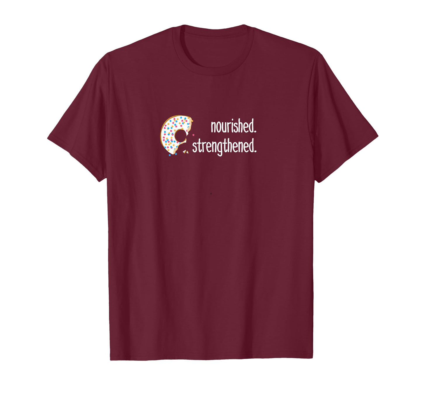 Funny sarcastic gift for missionaries, LDS youth with donut T-Shirt
