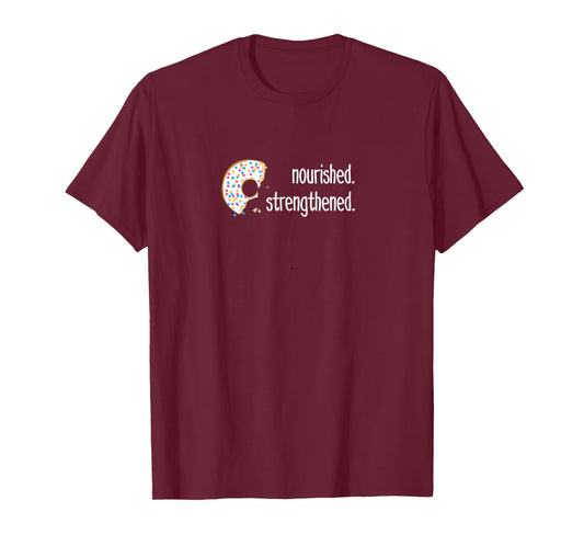Funny sarcastic gift for missionaries, LDS youth with donut T-Shirt