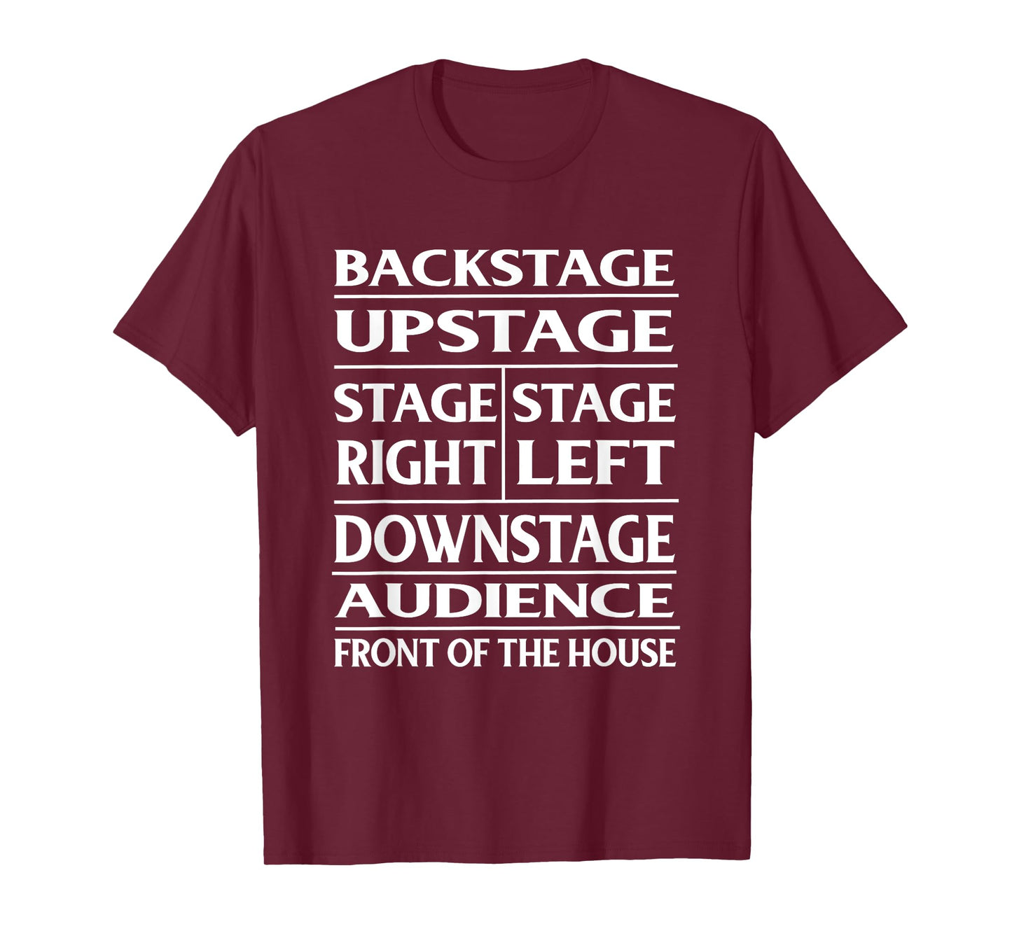 Stage Theatre Anatomy Funny T-Shirt