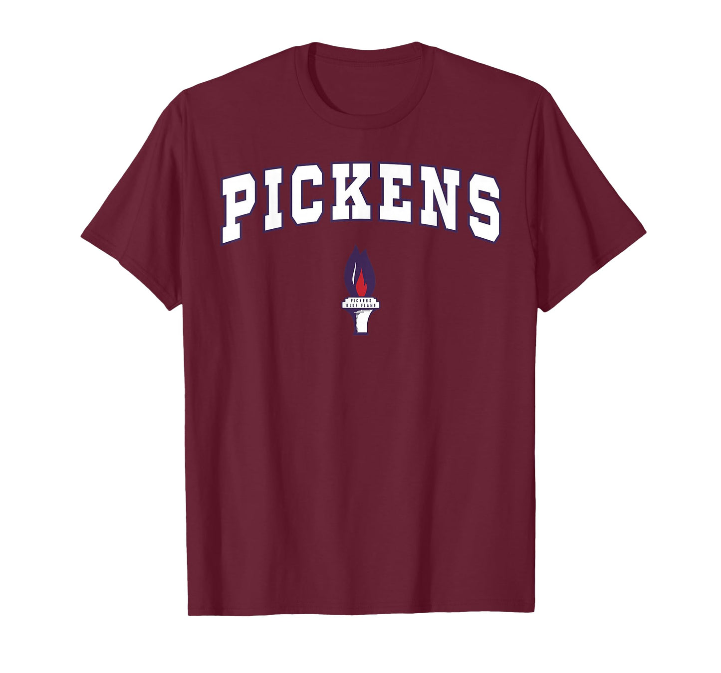 Pickens High School Blue Flames T-Shirt C2 T-Shirt