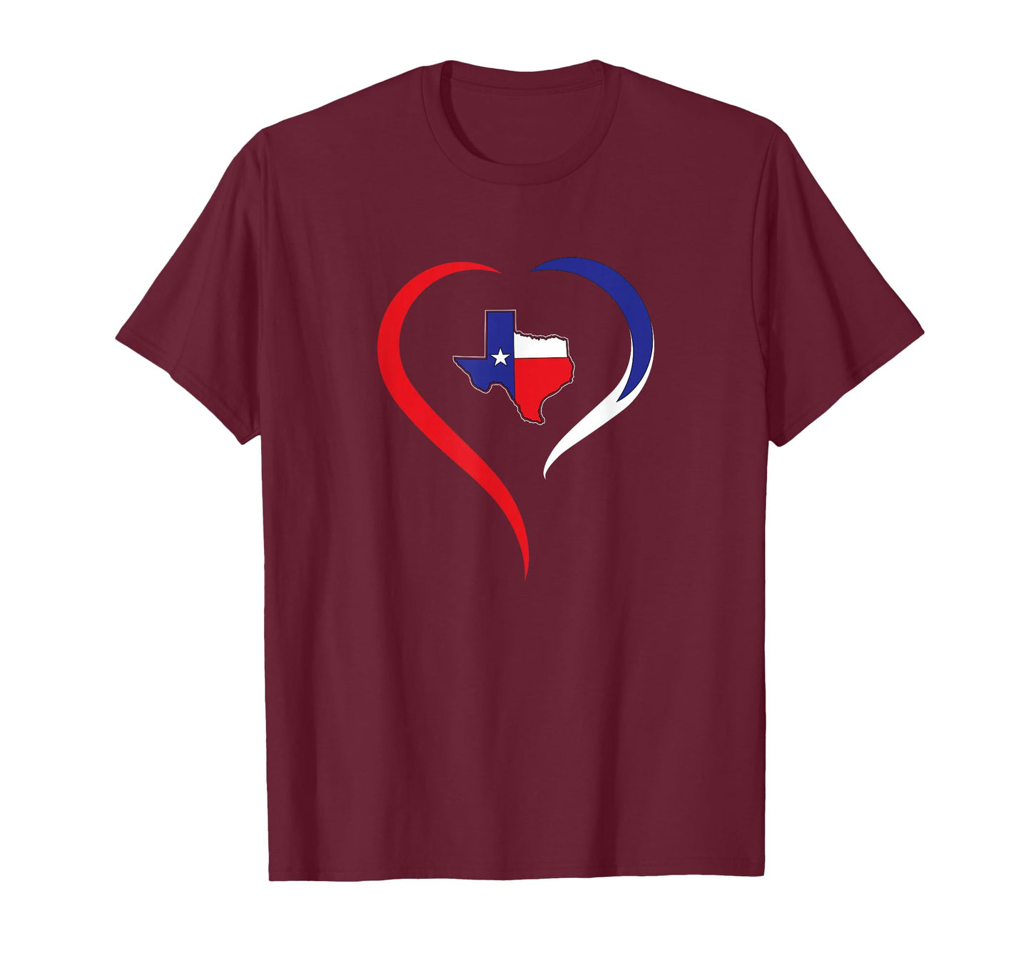 Country Western - I Love Texas And It's State Flag of Texas T-Shirt