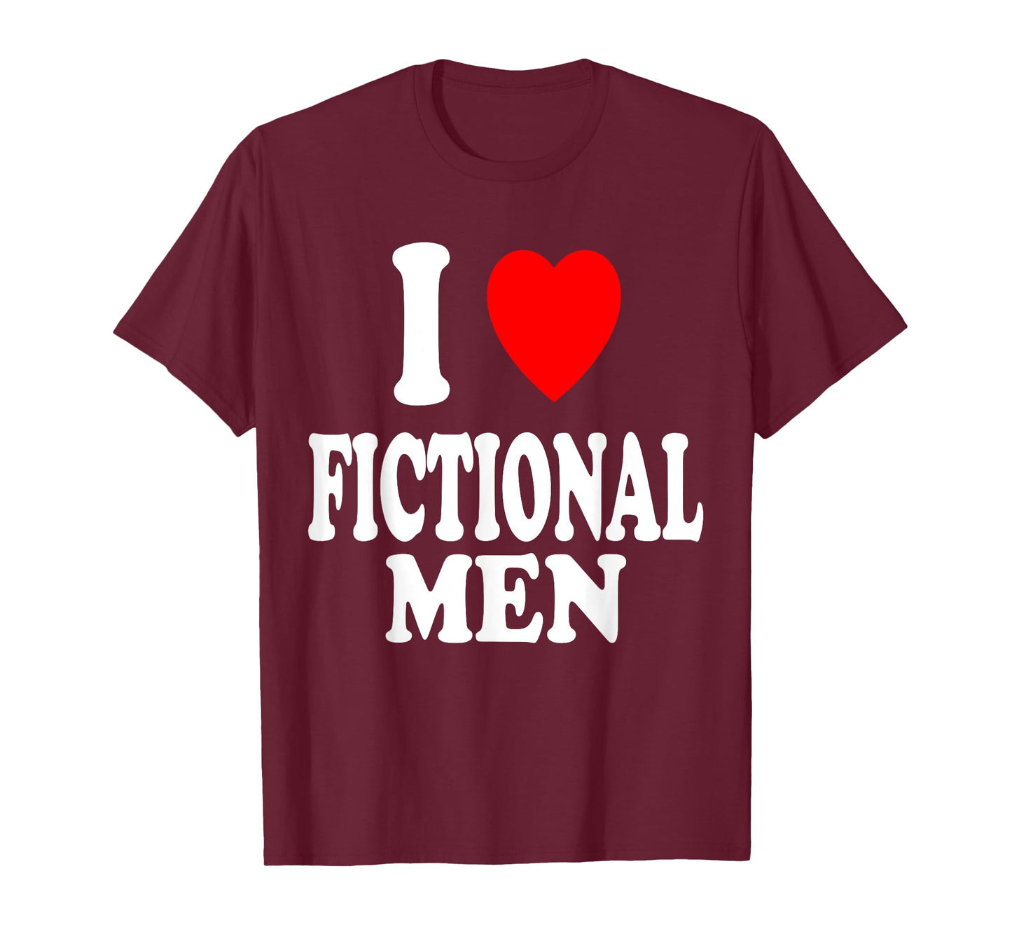 I Heart (Love) Fictional Men Book Movies Literature Reading T-Shirt