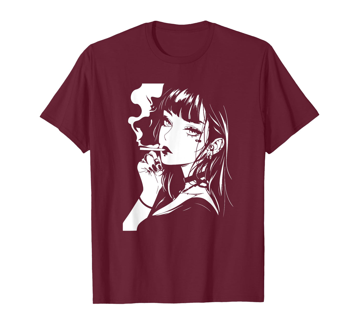 Grunge Anime Girl T-Shirt