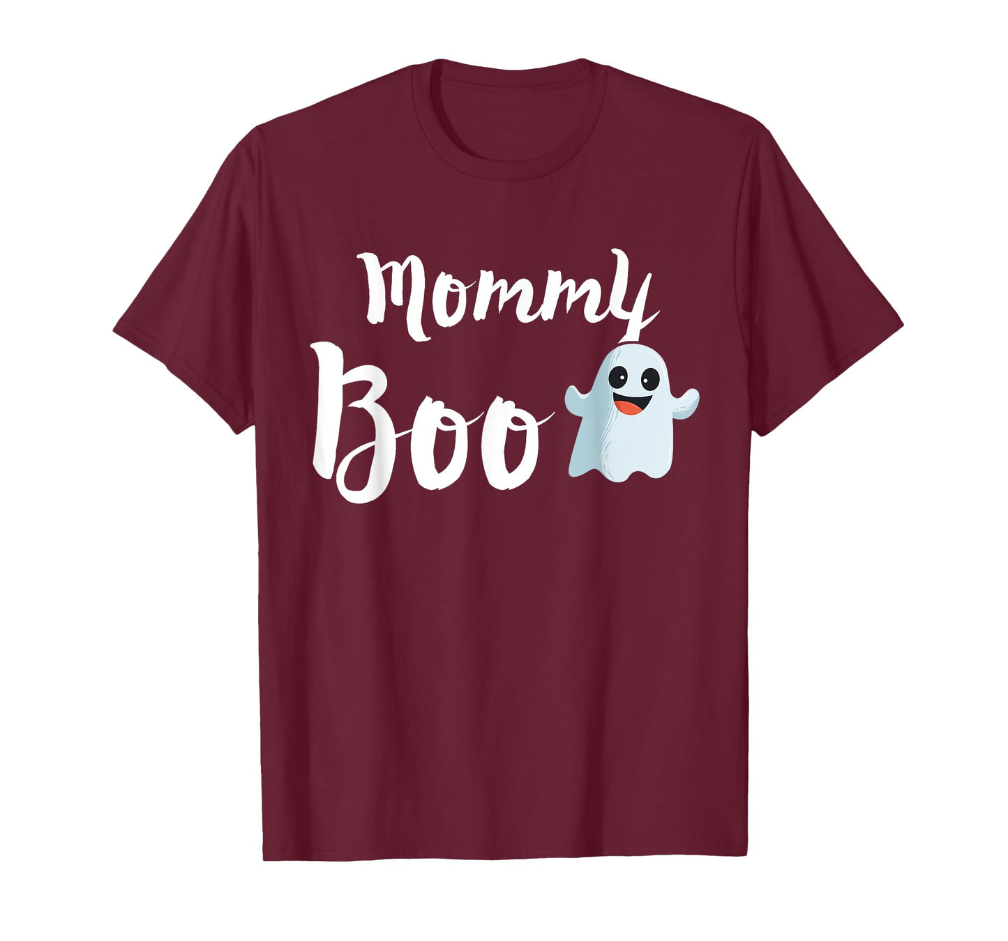 Mommy Boo Halloween Family Matching Ghost Mom Shirt T-Shirt
