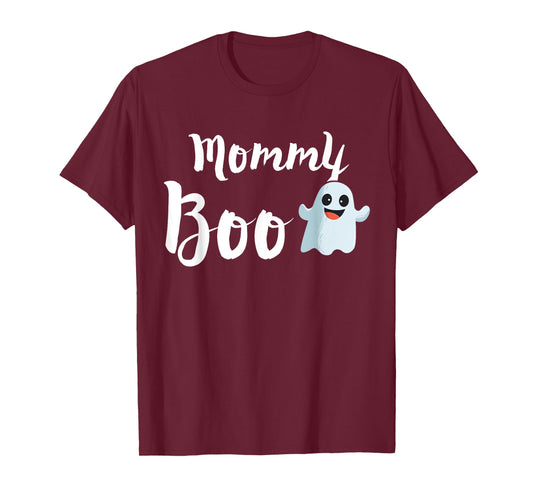 Mommy Boo Halloween Family Matching Ghost Mom Shirt T-Shirt