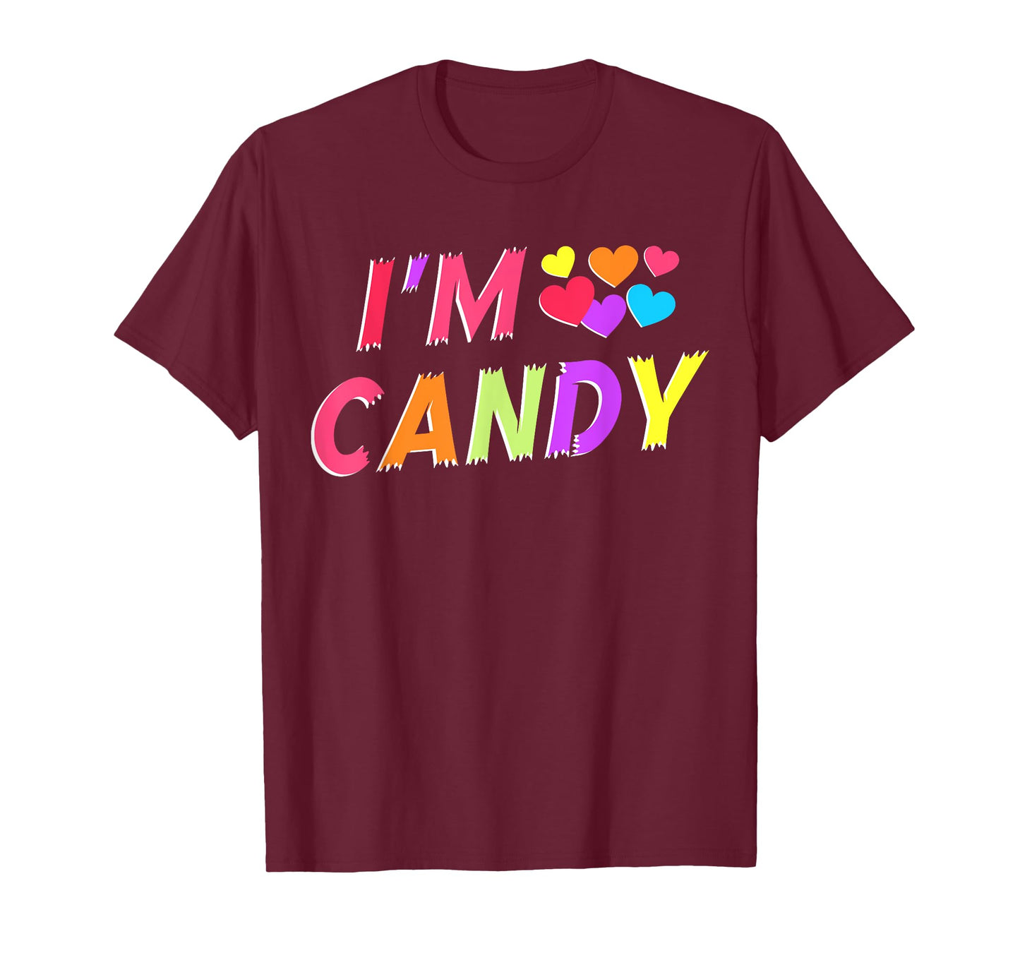 Groovy I'm Candy I Love To Eat Candy Funny Couple Matching T-Shirt