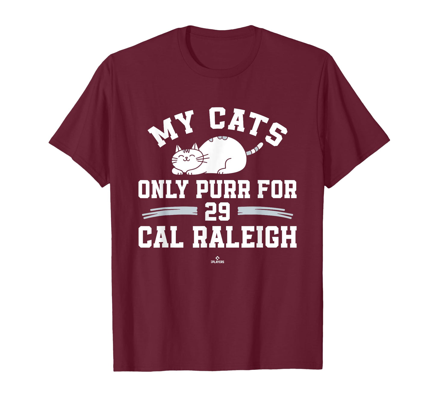 Cat Lovers for Cal Raleigh Seattle Baseball MLBPA Men Women Kids T-Shirt