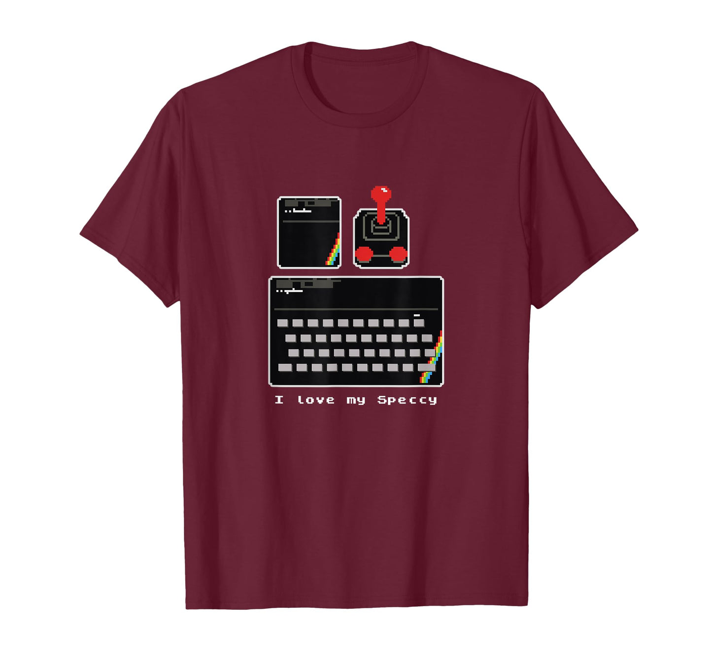 I LOVE MY ZX SPECTRUM Speccy Gaming T-Shirt by retro shirts T-Shirt