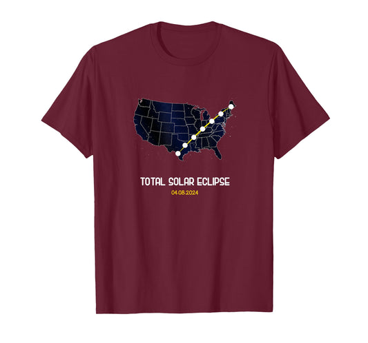 America Totality Eclipse April 8 2024 T-Shirt