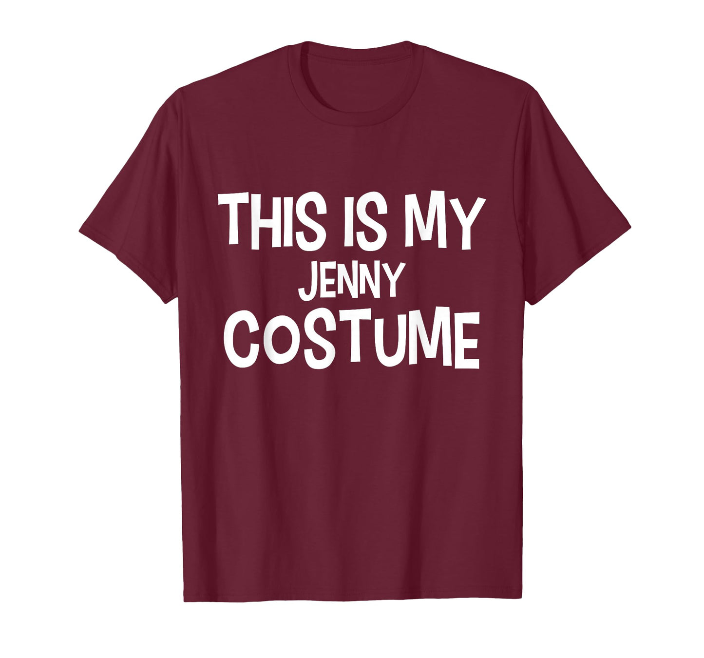 This is My Jenny Costume Halloween Simple Costume T-Shirt