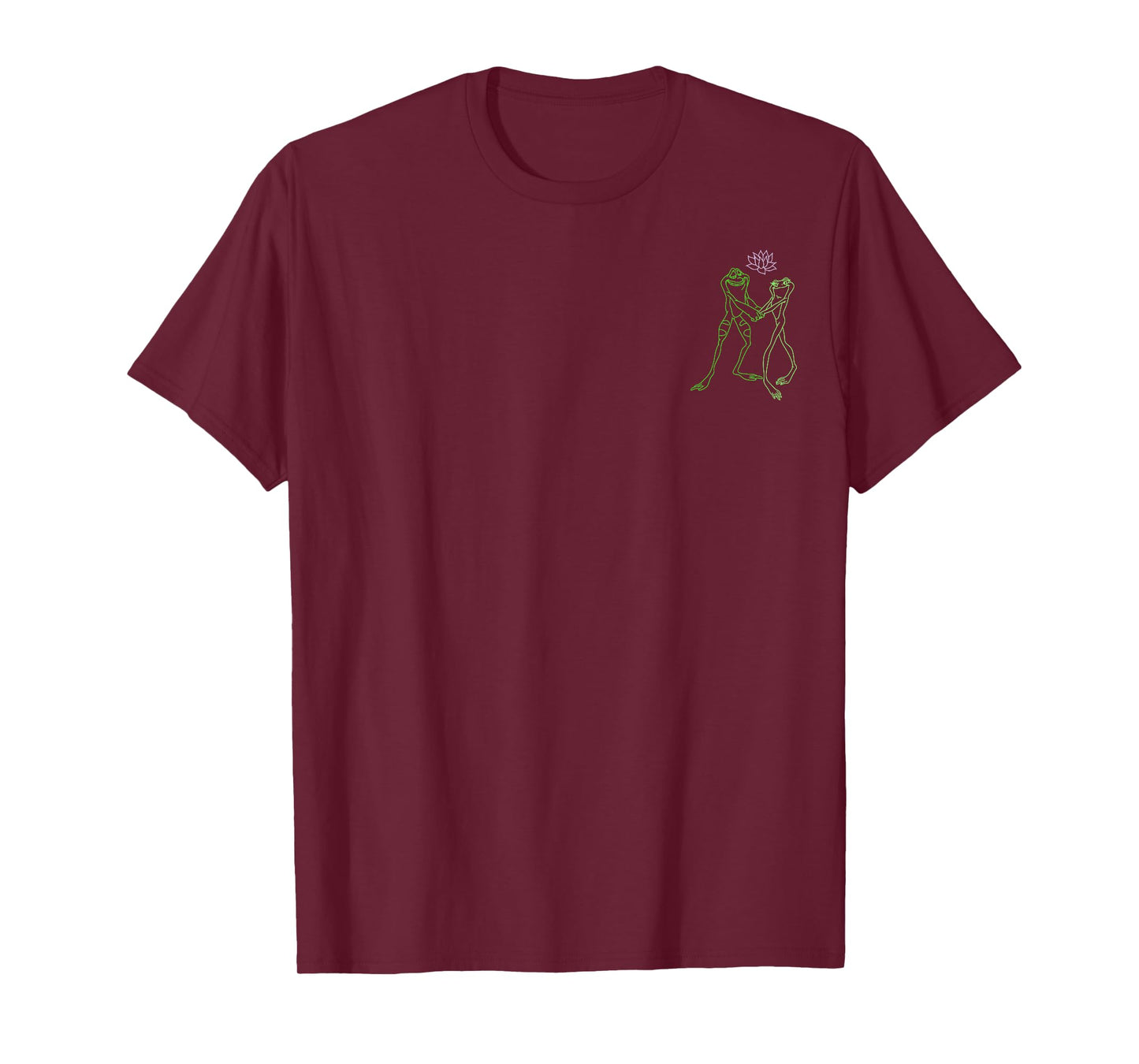 Disney Princess and The Frog Tiana & Naveen Frogs Left Chest T-Shirt
