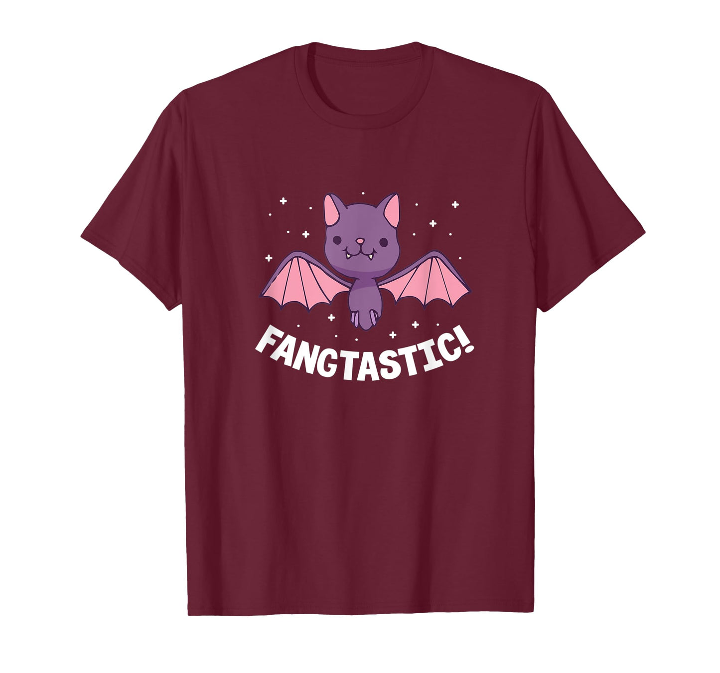 Halloween Bat Fang Funny Fangtastic T-Shirt