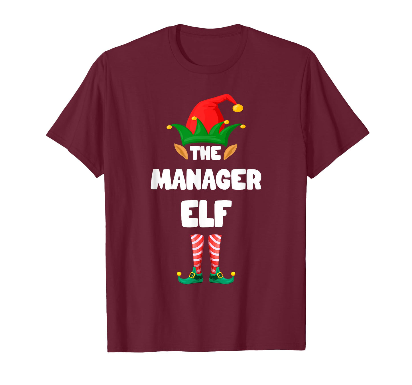 The Manager Elf Squad Family Matching Christmas Xmas T-Shirt