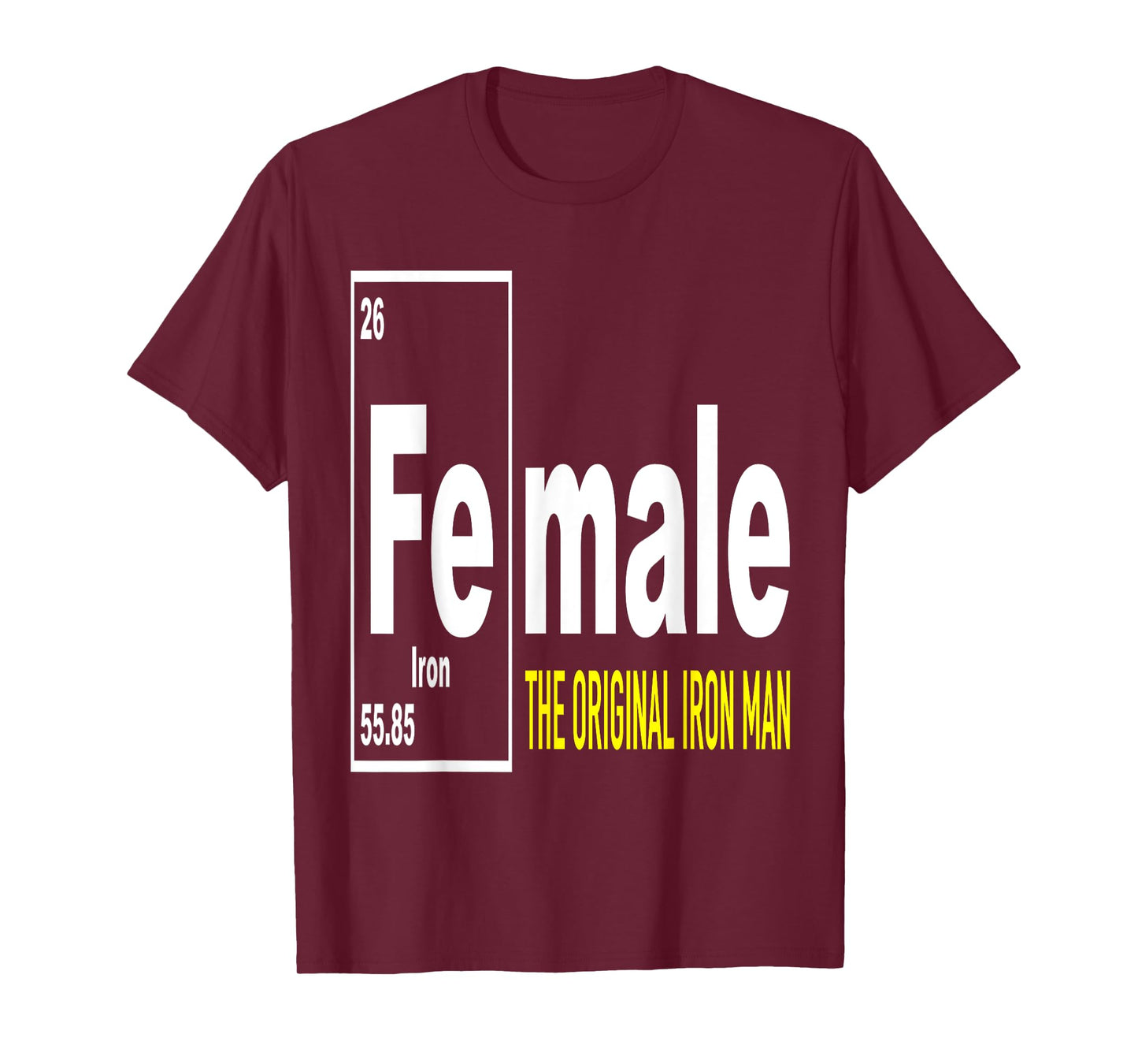Womens Fe for Iron Shirt, Original Iron Man T-Shirt T-Shirt