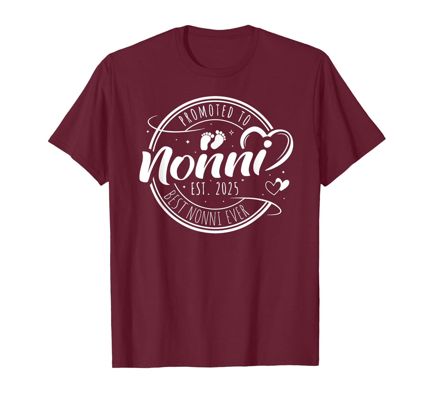 Promoted To Nonni Est 2025 Soon To Be Nonni Mother's Day T-Shirt