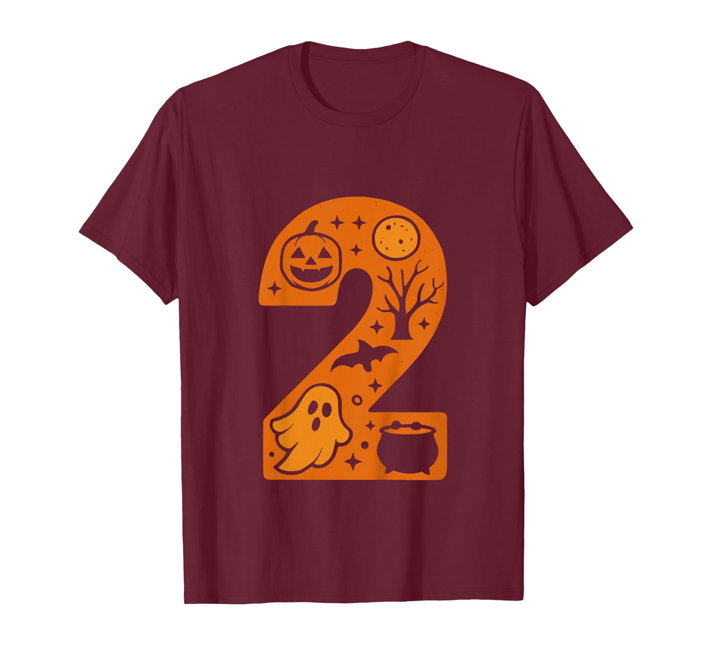 2nd Birthday Spooky Halloween 2 Year Old T-Shirt