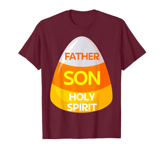 Jesus Christian Trinity Candy Corn Costume Halloween Candy T-Shirt