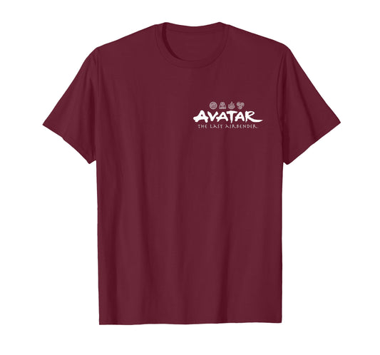 Avatar The Last Airbender Zuko With Flames In Circle T-Shirt