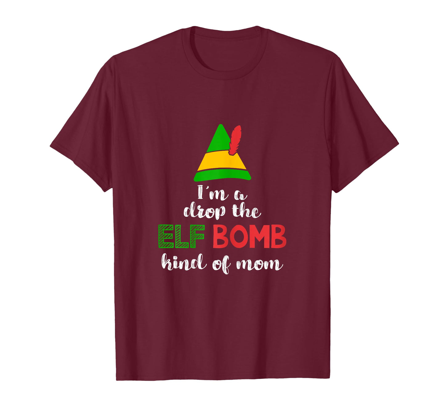Cussing Christmas Tshirt Funny Elf Bomb For Moms Shirt
