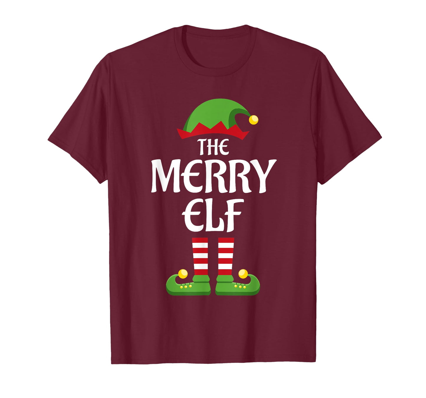 Merry Elf Family Matching Group Christmas Married T-Shirt