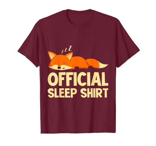 Official fox sleep shirt sleep T-Shirt