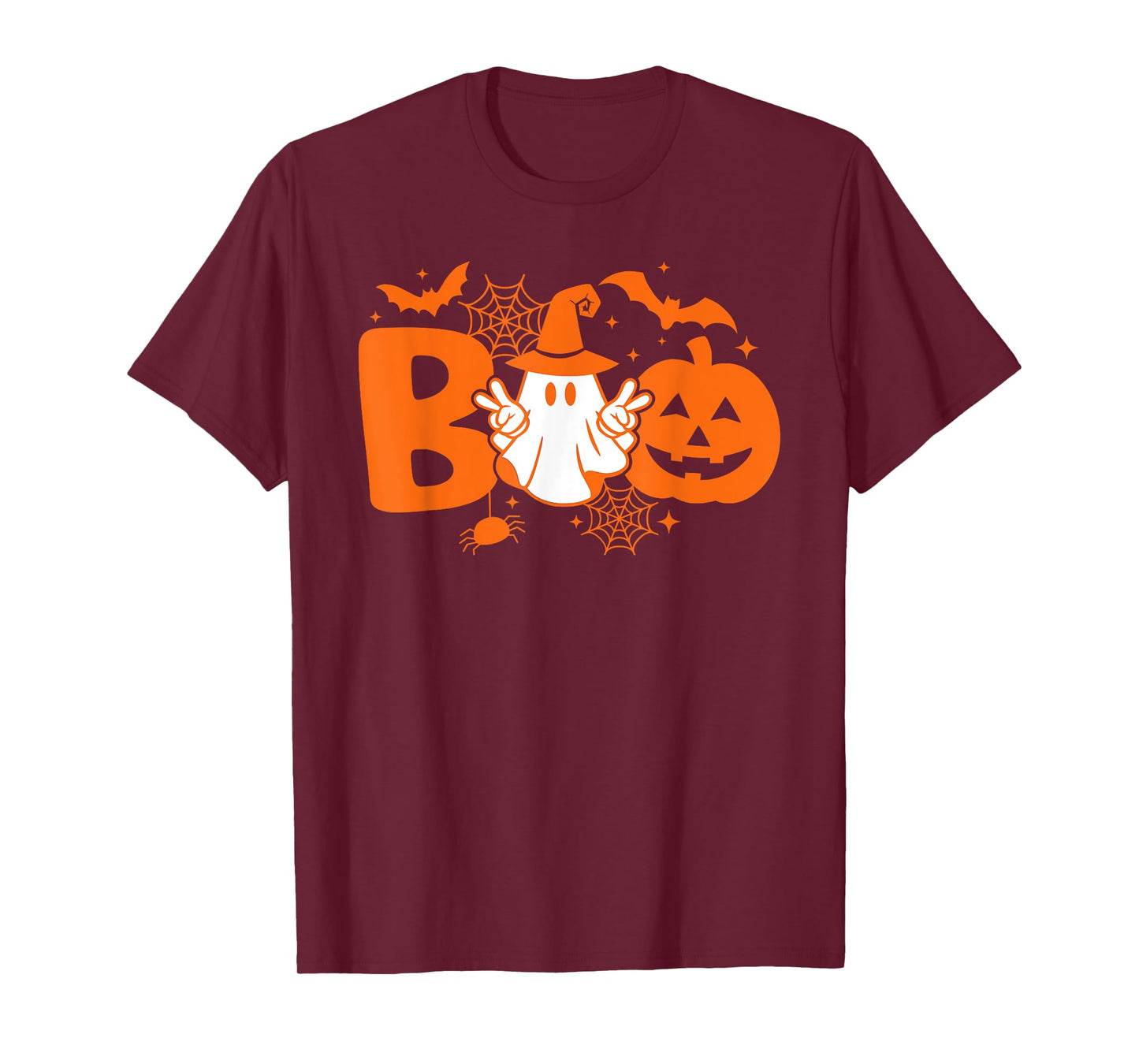 Funny Boo Cute Ghost Retro Halloween Costume T-Shirt