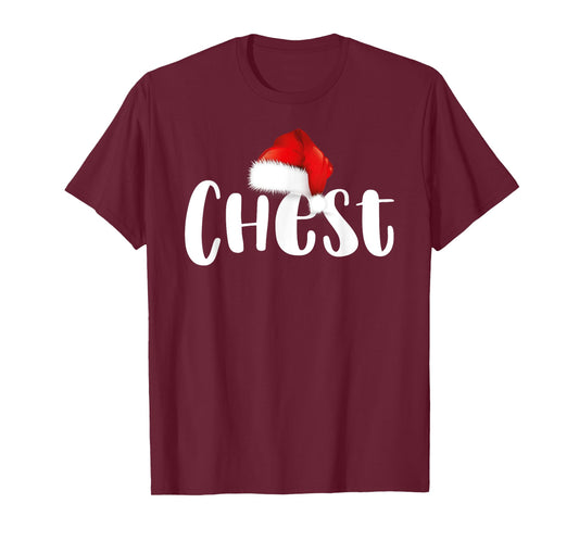 Matching Christmas Chest Nuts Chestnuts Costume Couples 2023 T-Shirt