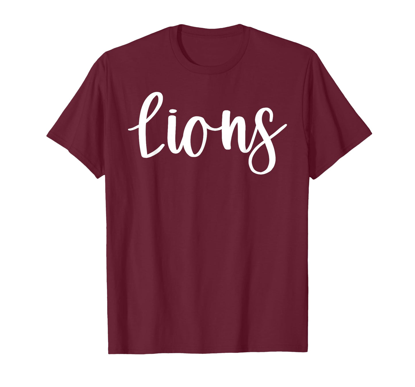 Lions School Spirit Team Mascot Game Night T-Shirt