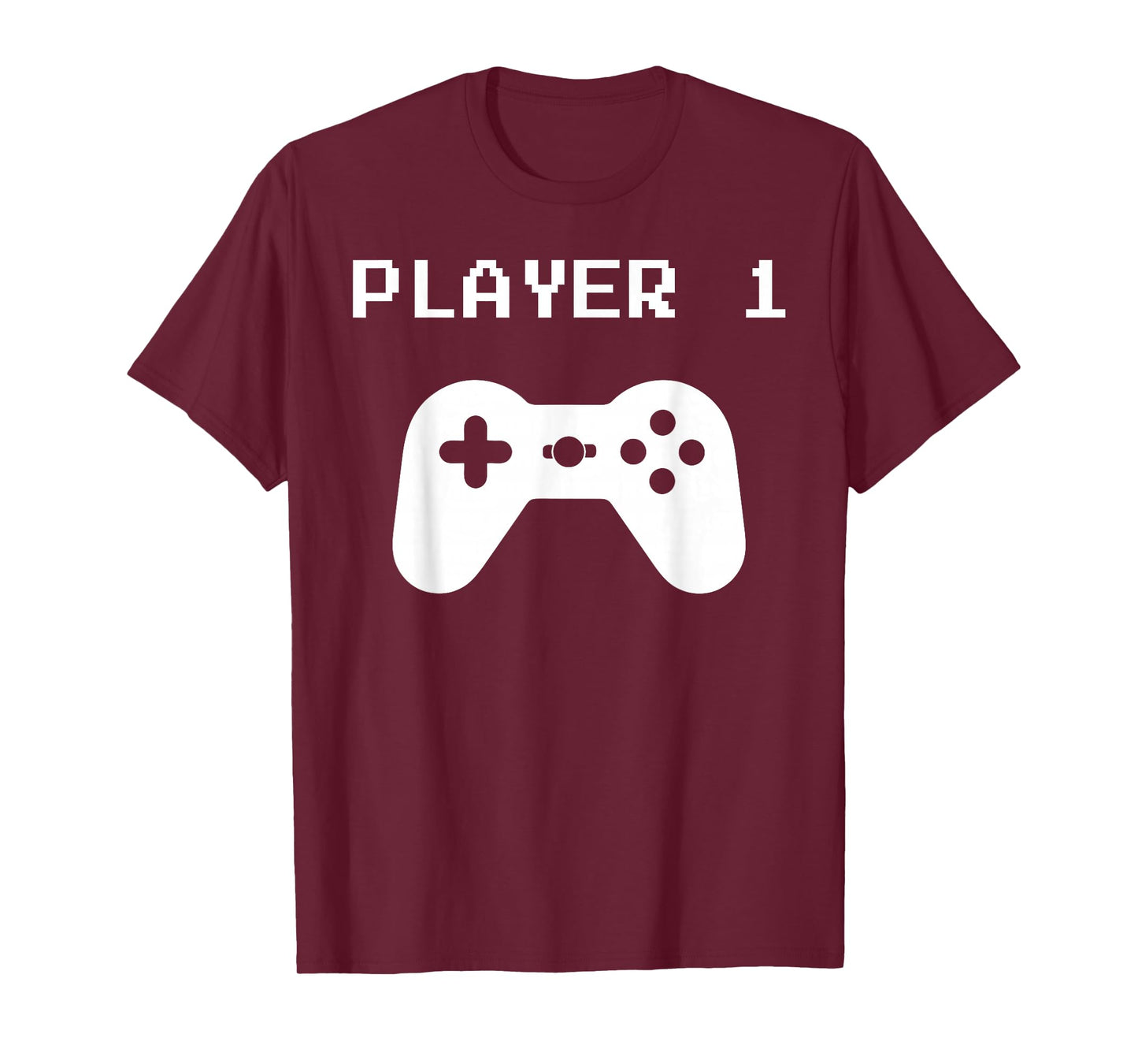 Player 1 & 2 Matching Shirts for Video Gamers