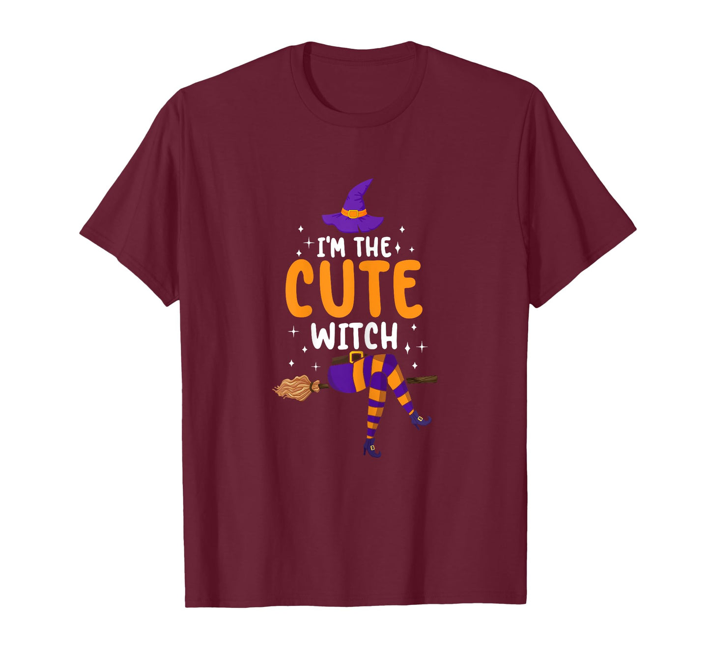 I'm the Cute Witch Halloween Matching Group Costume T-Shirt