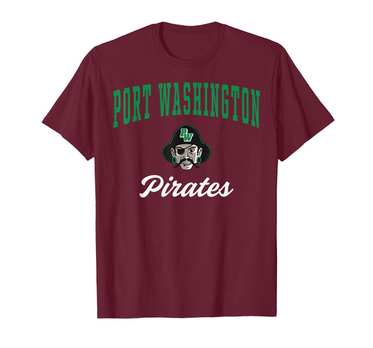 Port Washington High School Pirates T-Shirt C3
