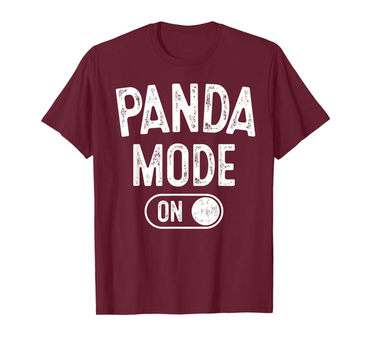 Panda Mode On Costume Funny Animal Lover Gift T-Shirt