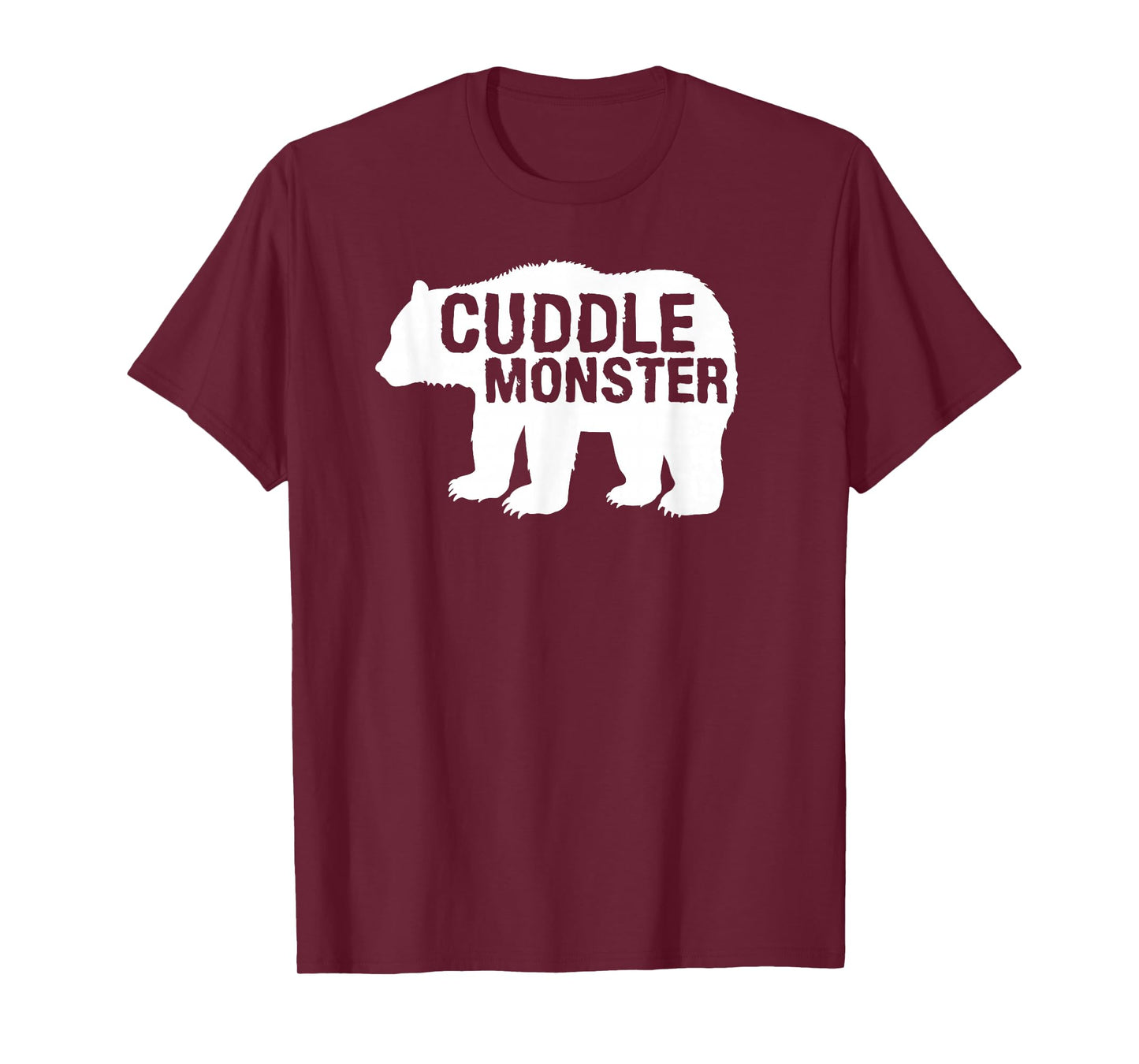 Cuddle Monster Bear Silhouette Fun Novelty T-Shirt
