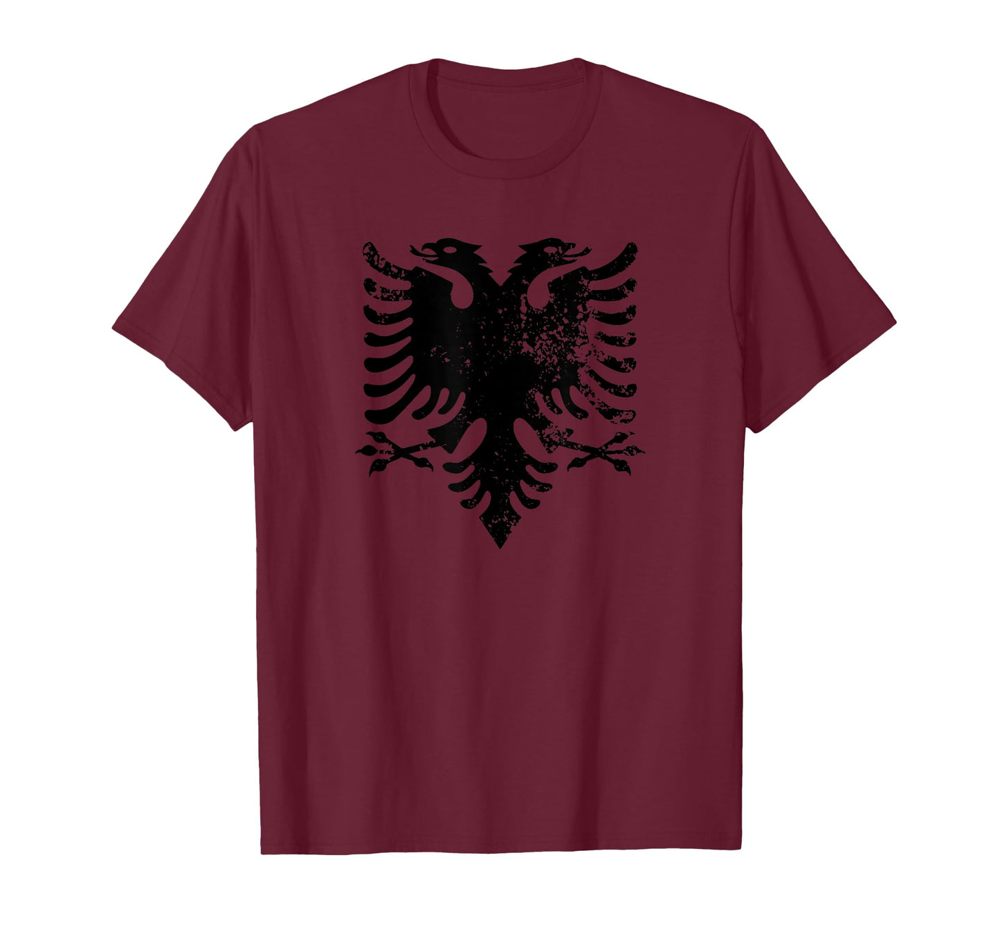 Albanian Flag Shirt Red & Black Patriotic Albania Eagle T-Shirt