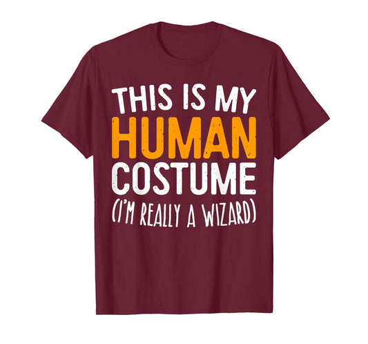 This Is My Human Costume I'm Really A Wizard T-Shirt T-Shirt