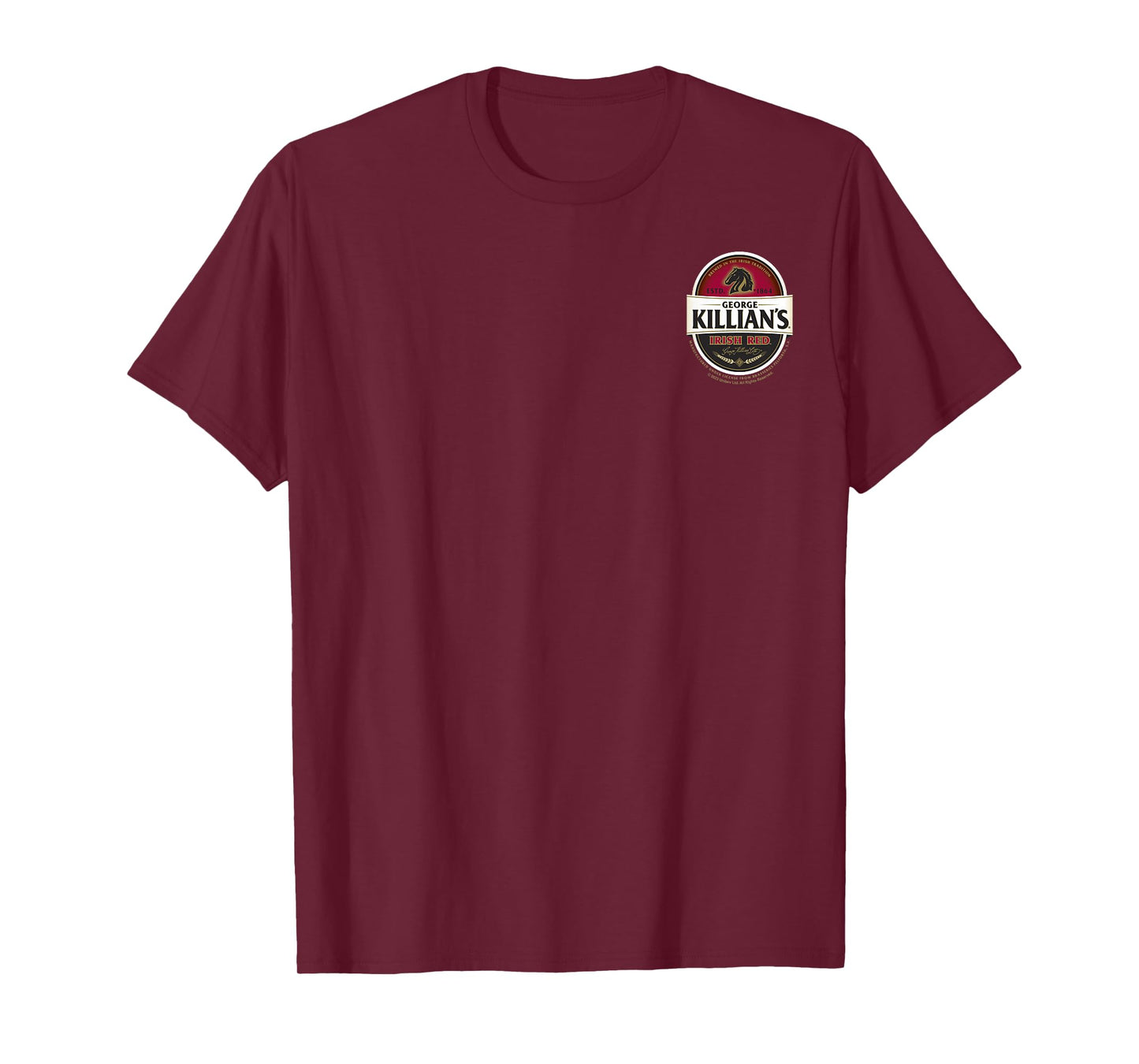 Coors Brewing Company George Killian's Small Pocket Logo T-Shirt