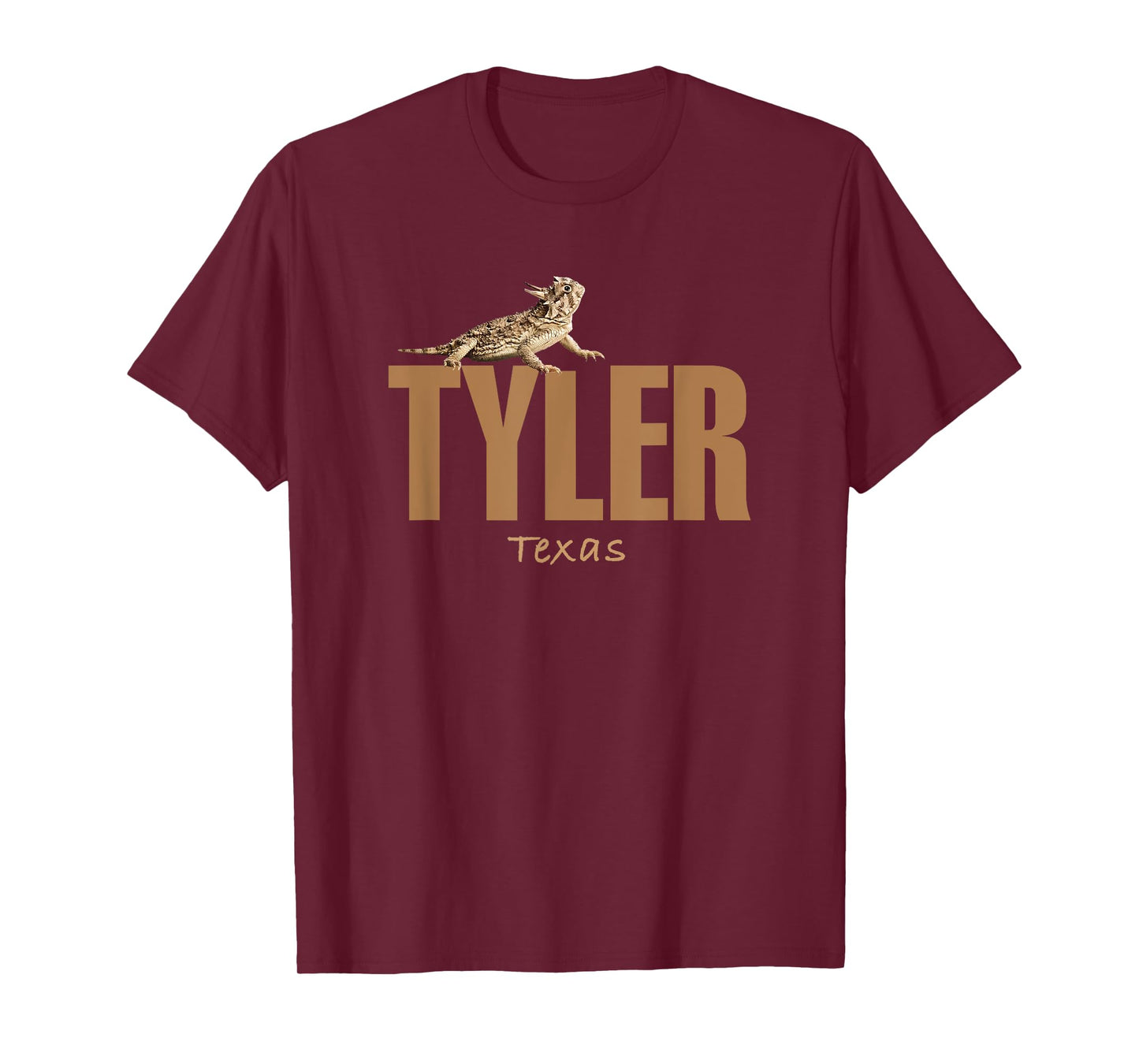 Tyler Texas Horned Toad Design T-Shirt
