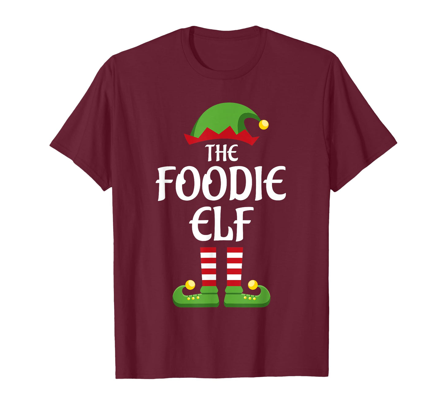 Foodie Elf Family Matching Group Christmas T-Shirt