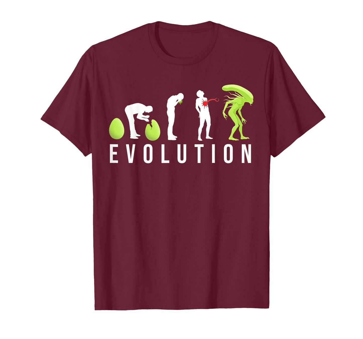 Evolution Of Man Alien T-Shirt