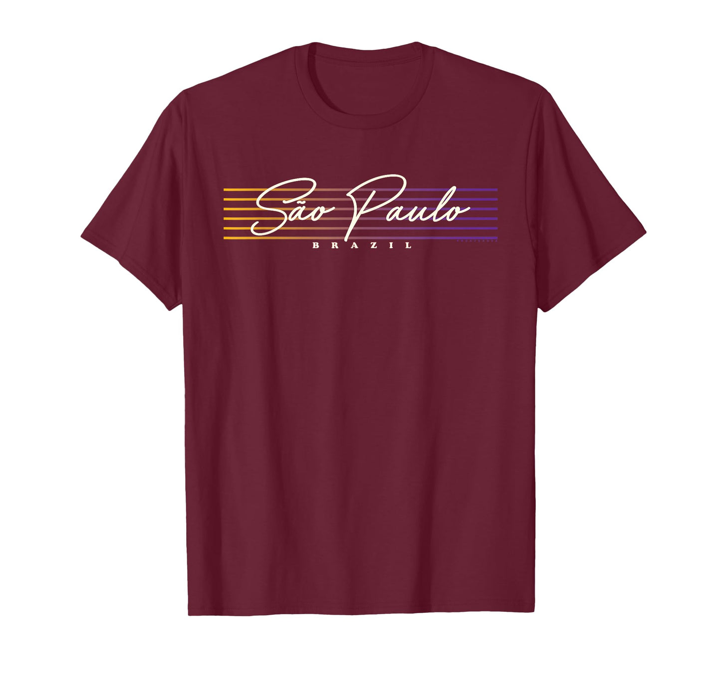 Brazil Nostalgic Retro Style São Paulo T-Shirt