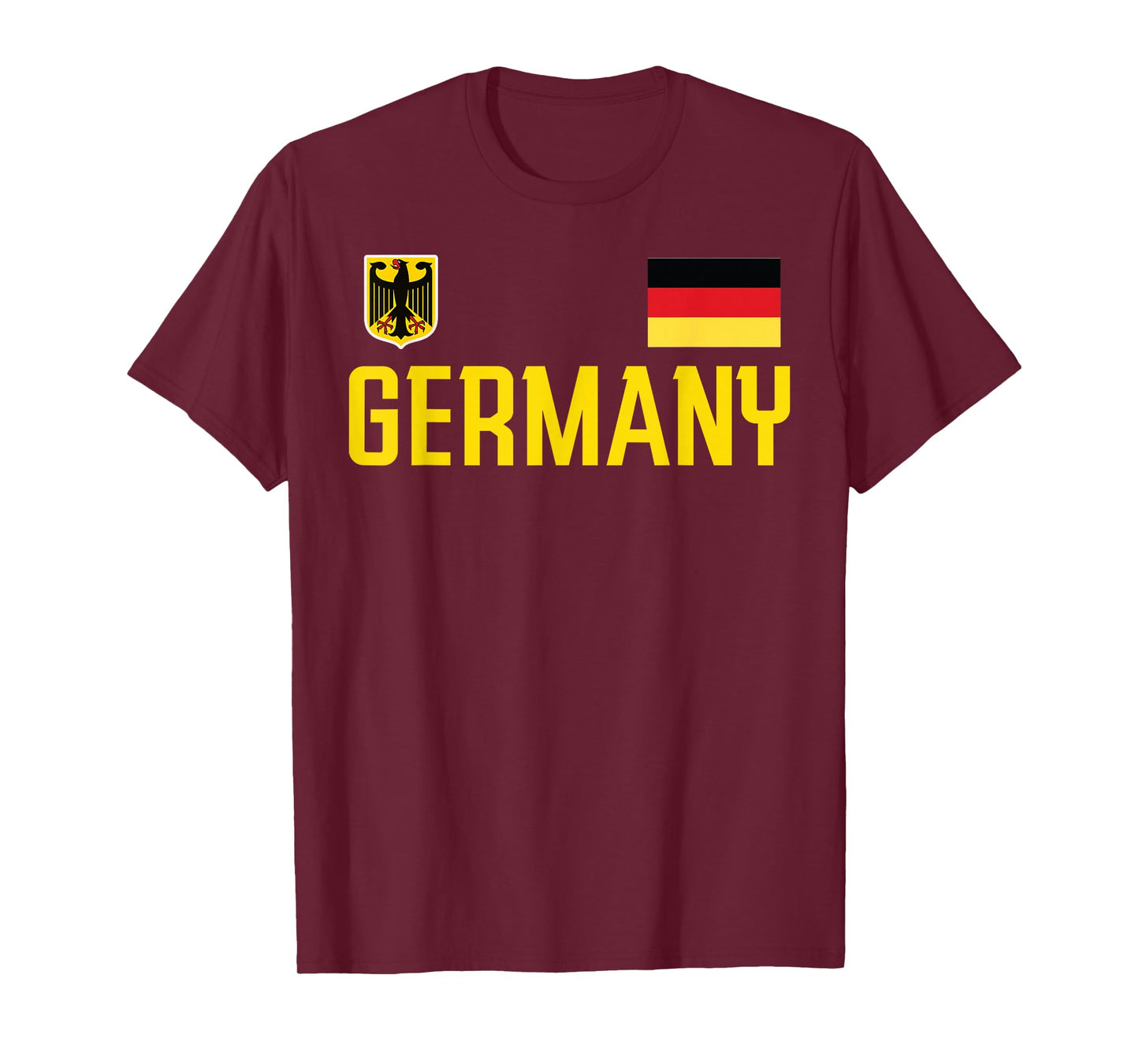 Germany Flag Deutschland Football Soccer Fan Men Women Kids T-Shirt