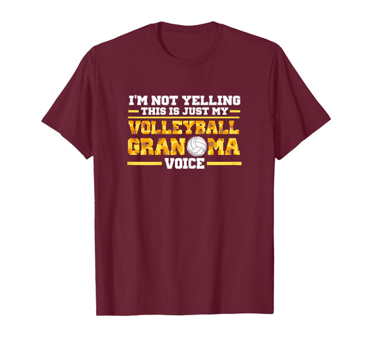 My Volleyball Grandma voice Volleyball Grandma T-Shirt