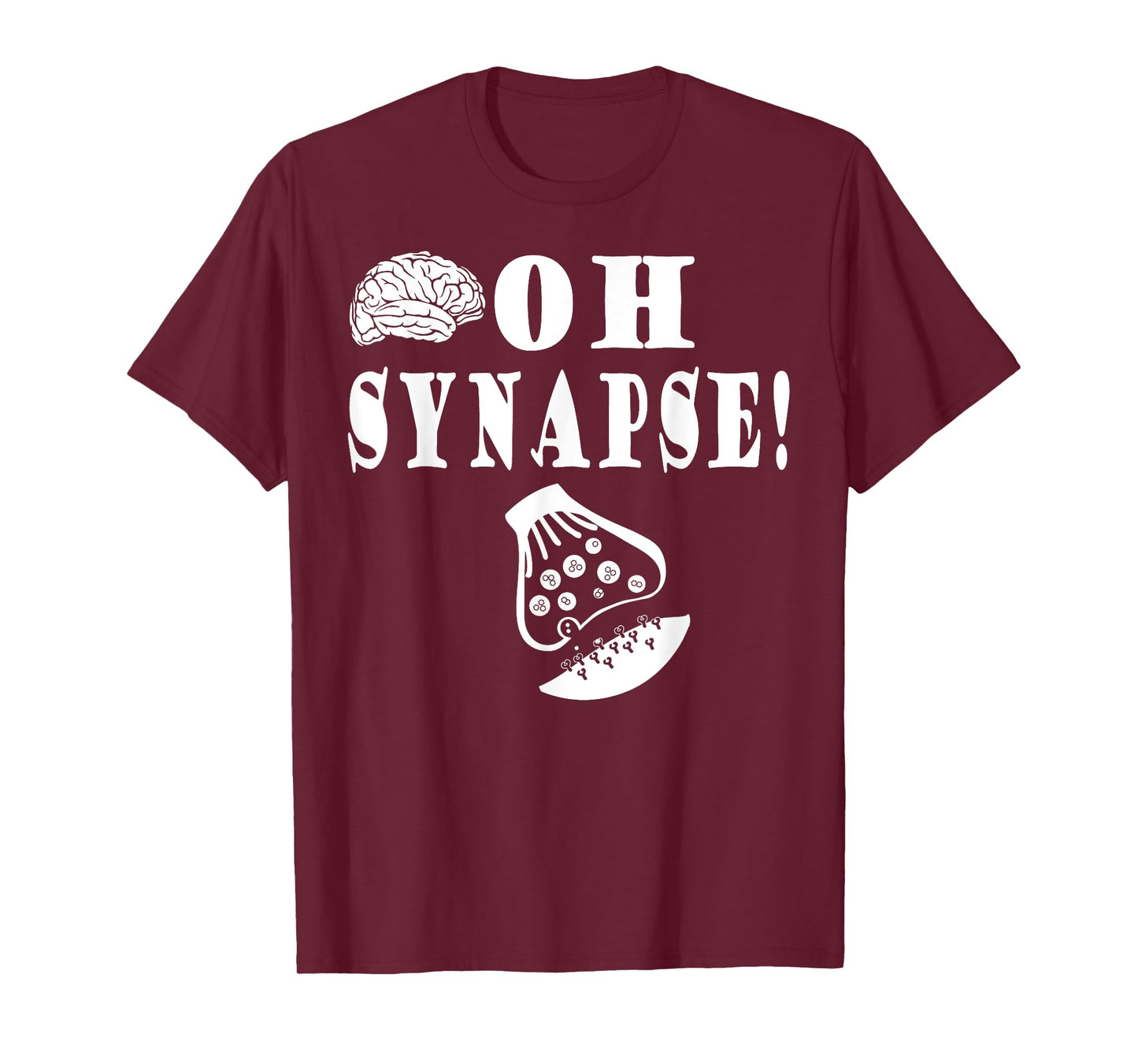 Funny Neuroscience Neurologist Oh Snap Pun T Shirt Brain T-Shirt