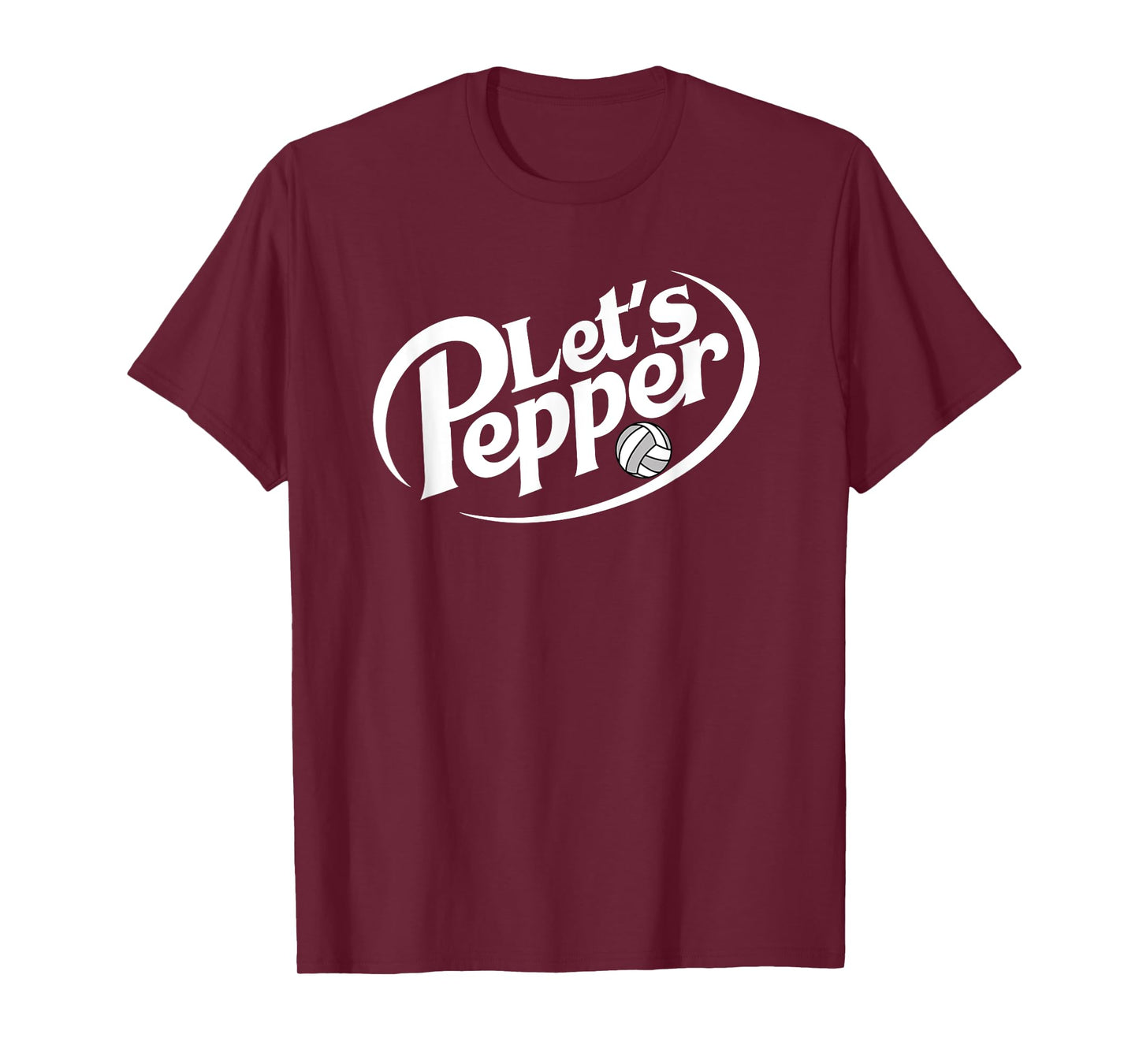 Volleyball Let's Pepper Practice Term Game Day T-Shirt
