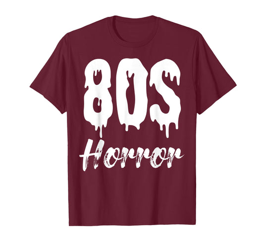 80's Horror Movies Scary Film Lover Thriller Halloween Party T-Shirt