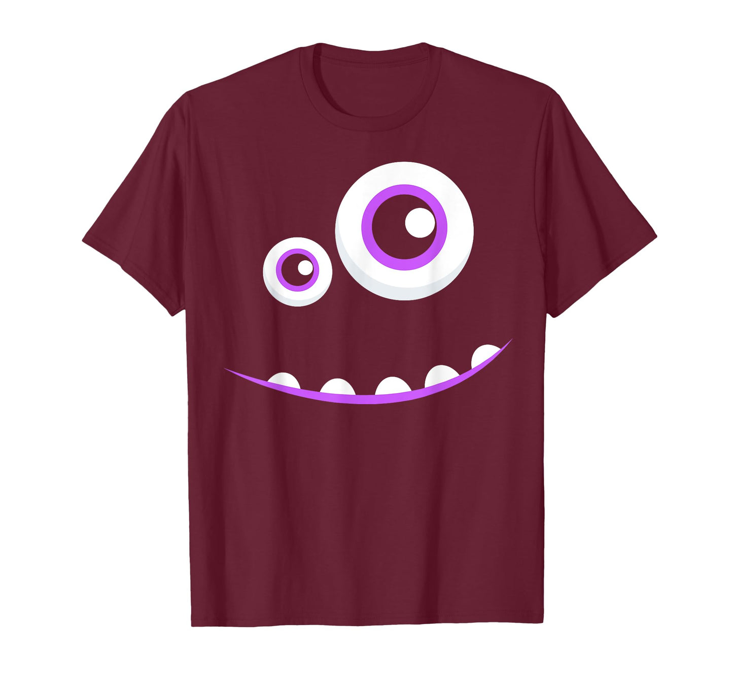 Cute Monster Face shirt Halloween Group Costume Gift T-Shirt
