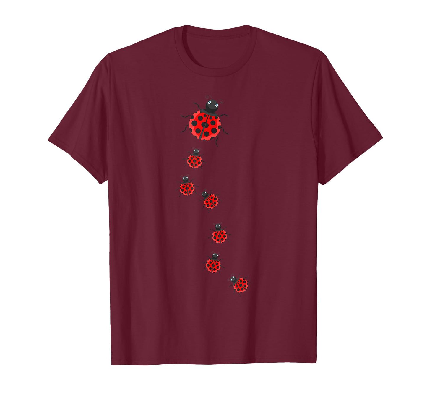 Ladybeetles Ladybugs Nature Lover Insect Fans Entomophiles T-Shirt Small