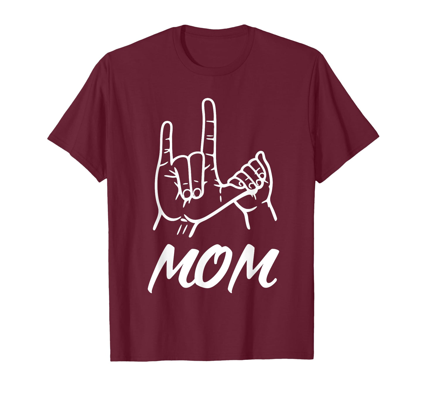 ASL I Love You Sign American Sign Language Deaf Mom & Baby T-Shirt